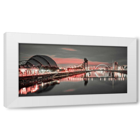AF20121004 Glasgow 228X4C04 White Modern Wood Framed Art Print by Frank, Assaf
