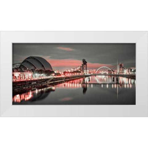AF20121004 Glasgow 228X4C04 White Modern Wood Framed Art Print by Frank, Assaf