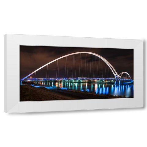 AF20121005 Middlesbrough 104C01 White Modern Wood Framed Art Print by Frank, Assaf