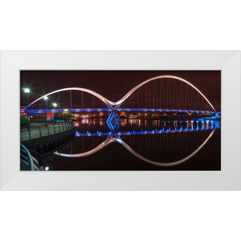 AF20121005 Middlesbrough 115C06 White Modern Wood Framed Art Print by Frank, Assaf