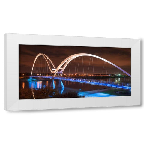 AF20121005 Middlesbrough 117 White Modern Wood Framed Art Print by Frank, Assaf