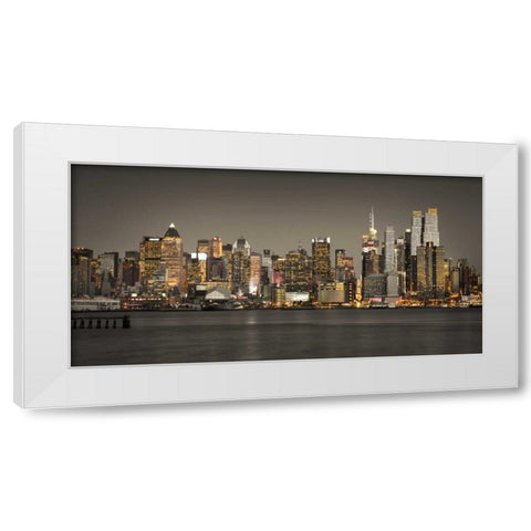 AF20131119 New York 1633C05 White Modern Wood Framed Art Print by Frank, Assaf