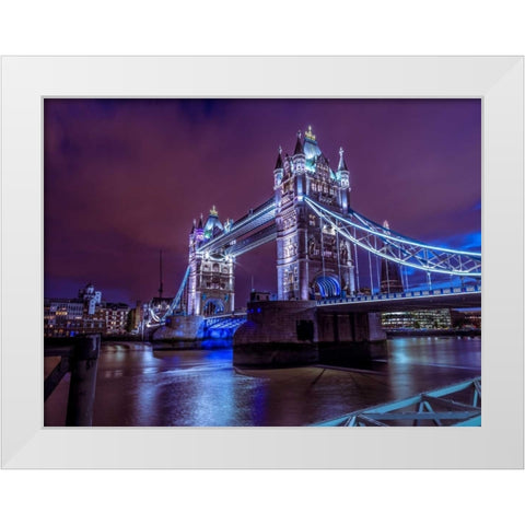 AF20130906 London 119C09 White Modern Wood Framed Art Print by Frank, Assaf