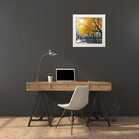 AF20131119 New York 1316C04 White Modern Wood Framed Art Print by Frank, Assaf