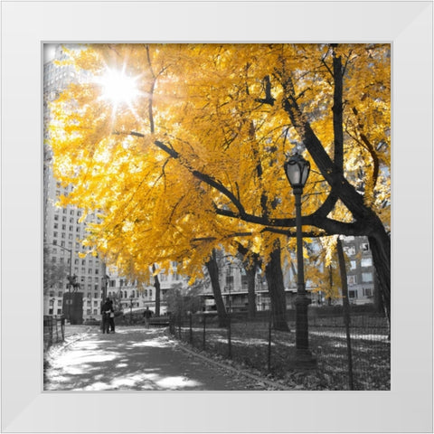 AF20131119 New York 1316C04 White Modern Wood Framed Art Print by Frank, Assaf