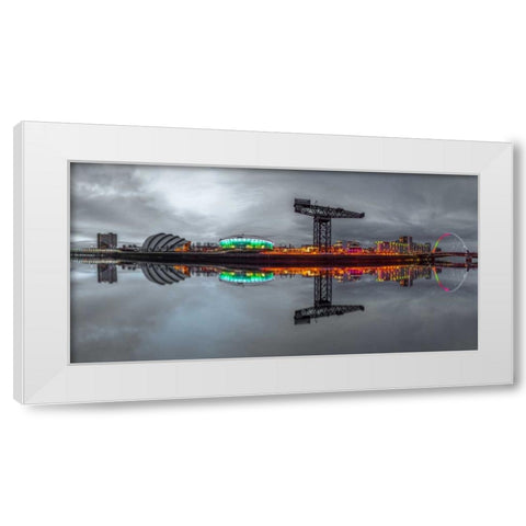 AF20150304 Glasgow 808P2C02 White Modern Wood Framed Art Print by Frank, Assaf