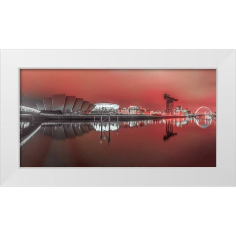 AF20150304 Glasgow 883P2C01 White Modern Wood Framed Art Print by Frank, Assaf