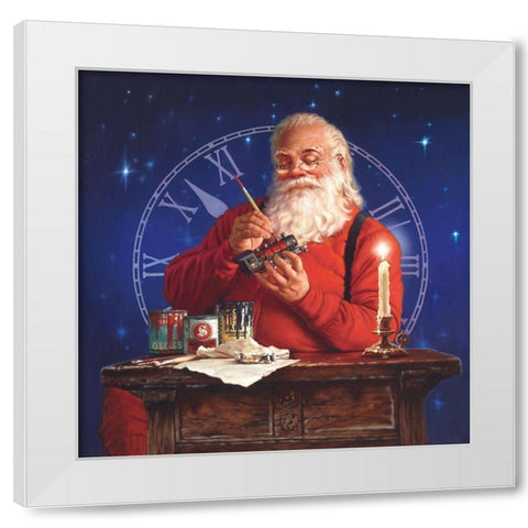 Finishing Touches White Modern Wood Framed Art Print by Missman, Mark