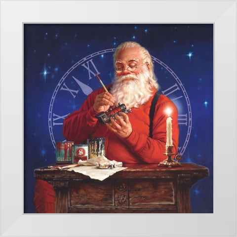 Finishing Touches White Modern Wood Framed Art Print by Missman, Mark