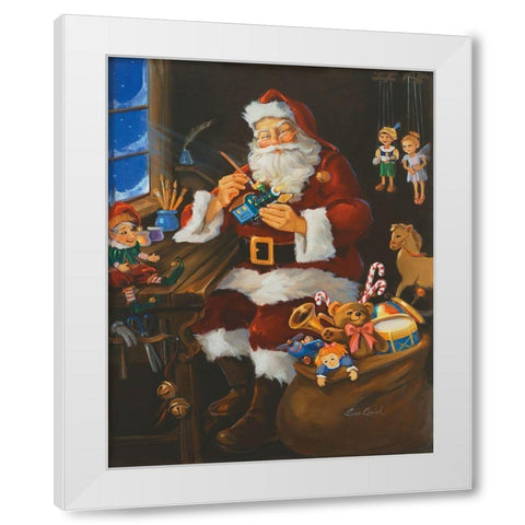 Finishing Touches White Modern Wood Framed Art Print by Comish, Susan