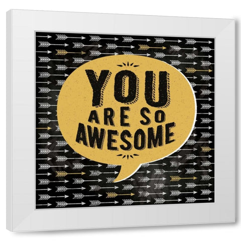 Awesome White Modern Wood Framed Art Print by Marrott, Stephanie