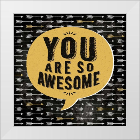 Awesome White Modern Wood Framed Art Print by Marrott, Stephanie
