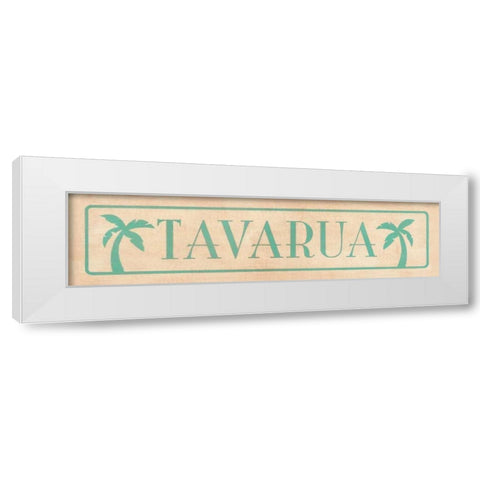 Tavaru White Modern Wood Framed Art Print by Marrott, Stephanie
