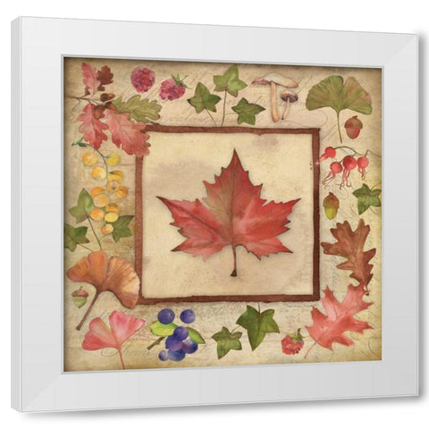 Maple of Fall 2 White Modern Wood Framed Art Print by Marrott, Stephanie
