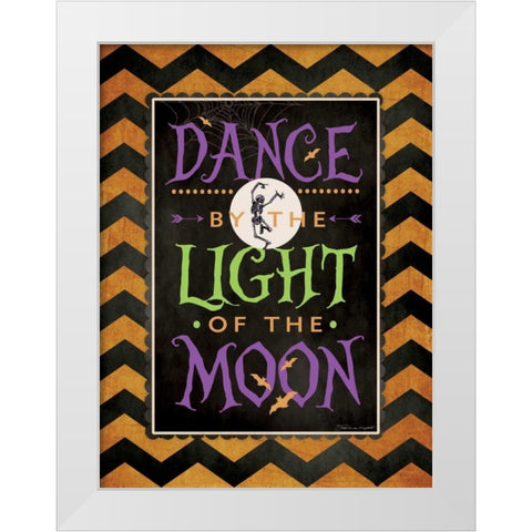 Dance White Modern Wood Framed Art Print by Marrott, Stephanie