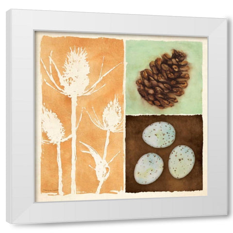 Lodge Collage III White Modern Wood Framed Art Print by Marrott, Stephanie