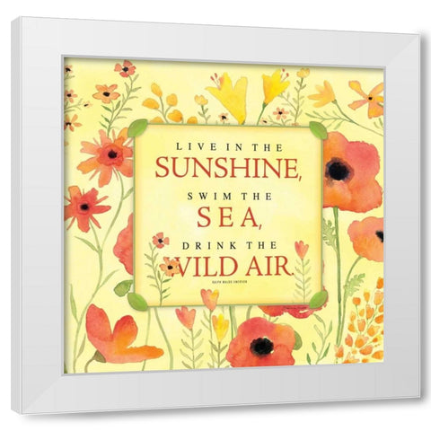Wild Air I White Modern Wood Framed Art Print by Marrott, Stephanie