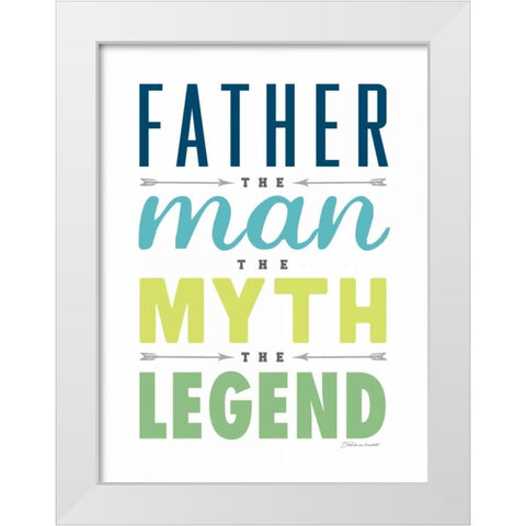 The Legend II White Modern Wood Framed Art Print by Marrott, Stephanie
