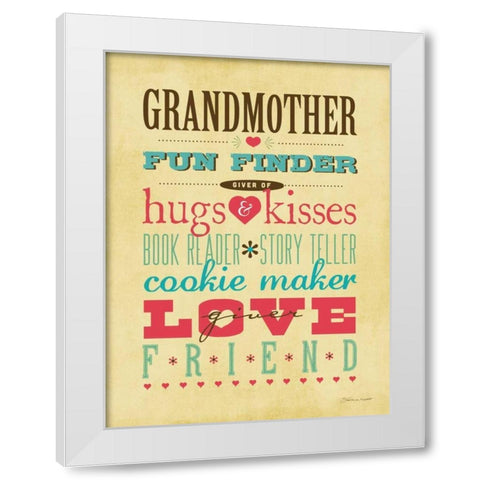 Grandmother I White Modern Wood Framed Art Print by Marrott, Stephanie