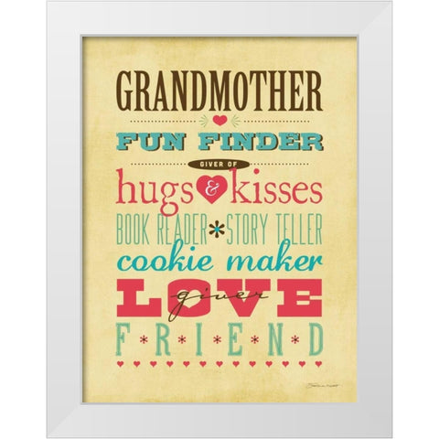 Grandmother I White Modern Wood Framed Art Print by Marrott, Stephanie