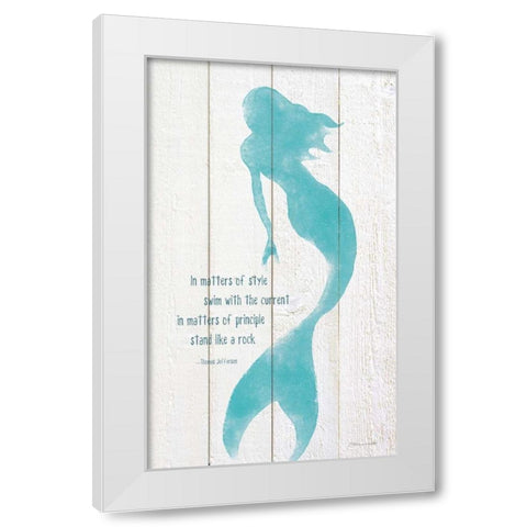 Matters of Style White Modern Wood Framed Art Print by Marrott, Stephanie