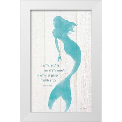 Matters of Style White Modern Wood Framed Art Print by Marrott, Stephanie
