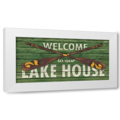 Lakehouse I White Modern Wood Framed Art Print by Marrott, Stephanie