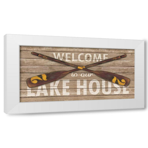Lakehouse II White Modern Wood Framed Art Print by Marrott, Stephanie