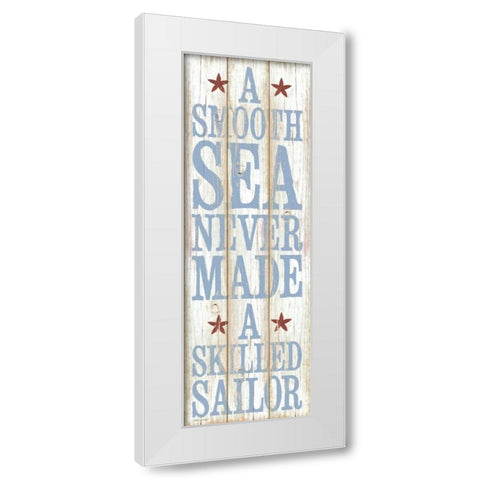 Skilled Sailor White Modern Wood Framed Art Print by Marrott, Stephanie