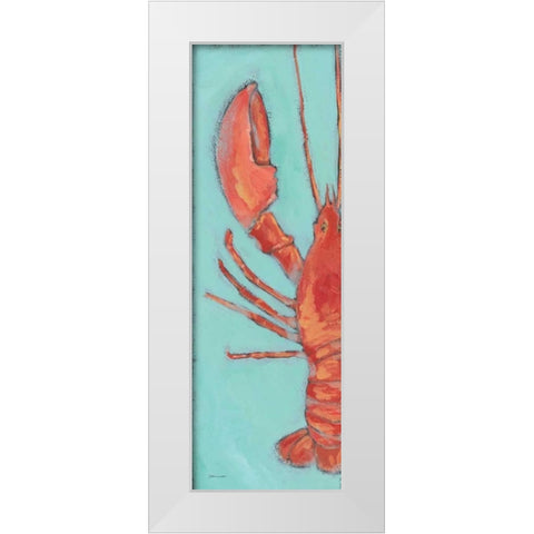 Lobster II White Modern Wood Framed Art Print by Marrott, Stephanie