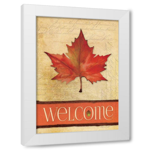 Maple in Fall II White Modern Wood Framed Art Print by Marrott, Stephanie