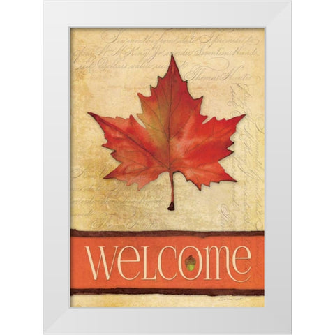 Maple in Fall II White Modern Wood Framed Art Print by Marrott, Stephanie