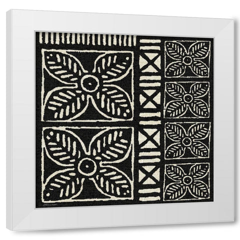 Mud Cloth IV White Modern Wood Framed Art Print by Marrott, Stephanie