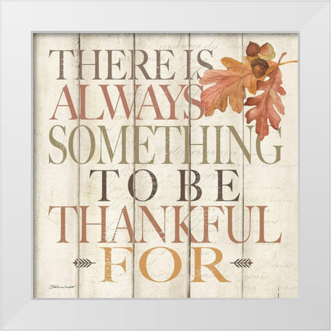 Always Something White Modern Wood Framed Art Print by Marrott, Stephanie