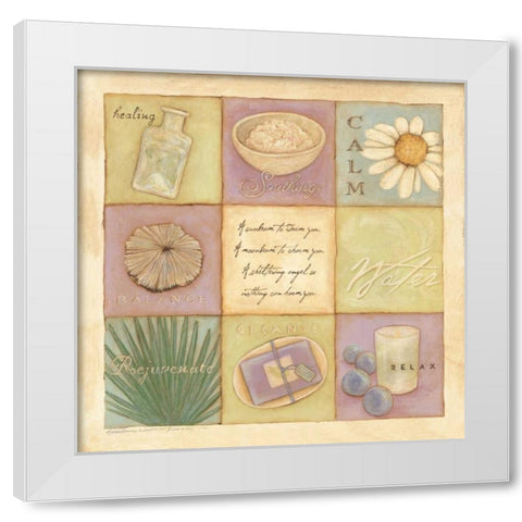 Comfort Panel II White Modern Wood Framed Art Print by Marrott, Stephanie