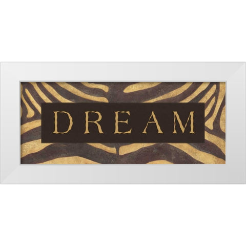 Dream White Modern Wood Framed Art Print by Marrott, Stephanie