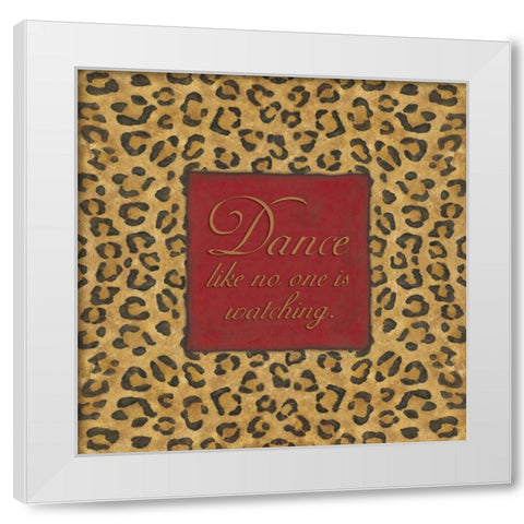 Dance White Modern Wood Framed Art Print by Marrott, Stephanie