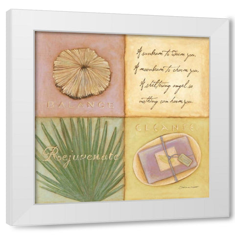 Cleanse White Modern Wood Framed Art Print by Marrott, Stephanie