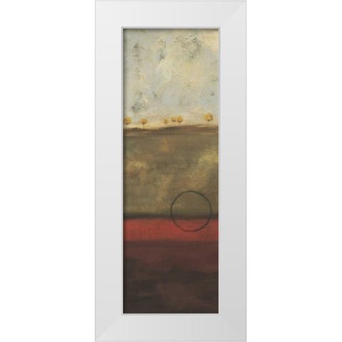 Abstract Landscape I White Modern Wood Framed Art Print by Marrott, Stephanie
