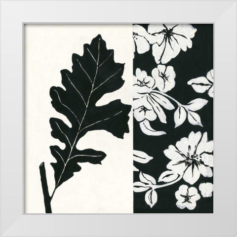 Black and White II White Modern Wood Framed Art Print by Marrott, Stephanie