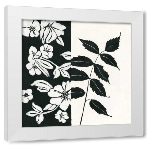 Black and White III White Modern Wood Framed Art Print by Marrott, Stephanie