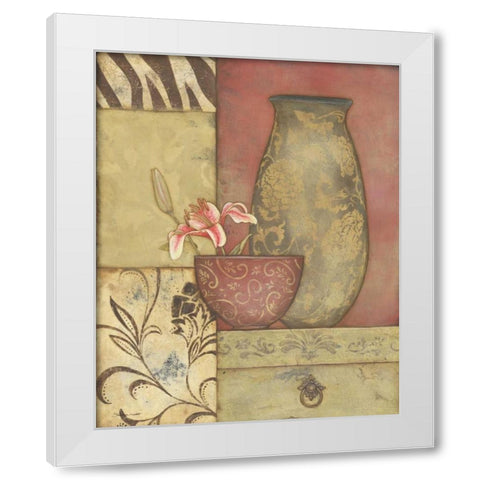 Simple Beauty I White Modern Wood Framed Art Print by Marrott, Stephanie
