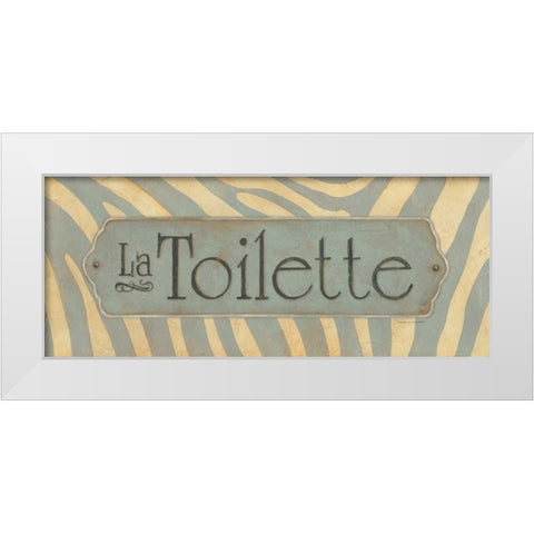 La Toilette White Modern Wood Framed Art Print by Marrott, Stephanie