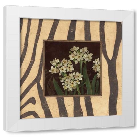 Paperwhites I White Modern Wood Framed Art Print by Marrott, Stephanie