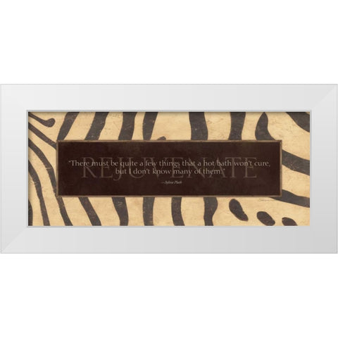 Rejuvenate White Modern Wood Framed Art Print by Marrott, Stephanie