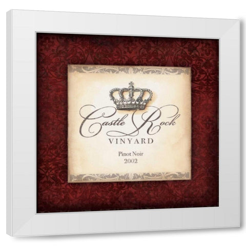 Pinot White Modern Wood Framed Art Print by Marrott, Stephanie