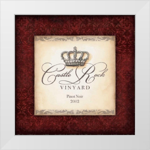 Pinot White Modern Wood Framed Art Print by Marrott, Stephanie