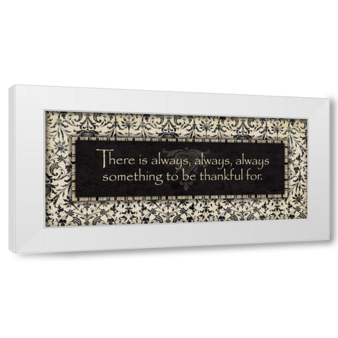 There is Always White Modern Wood Framed Art Print by Marrott, Stephanie