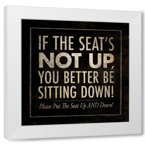 Lid Down White Modern Wood Framed Art Print by Marrott, Stephanie