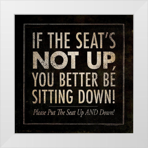 Lid Down White Modern Wood Framed Art Print by Marrott, Stephanie